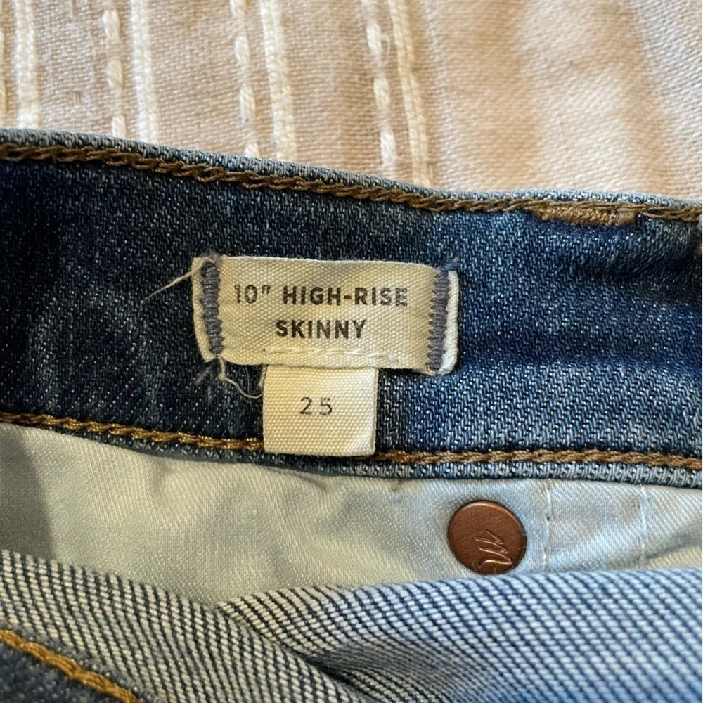 Madewell 10” High Rise Stretchy Skinny Jeans: Tencel Denim Edition 25